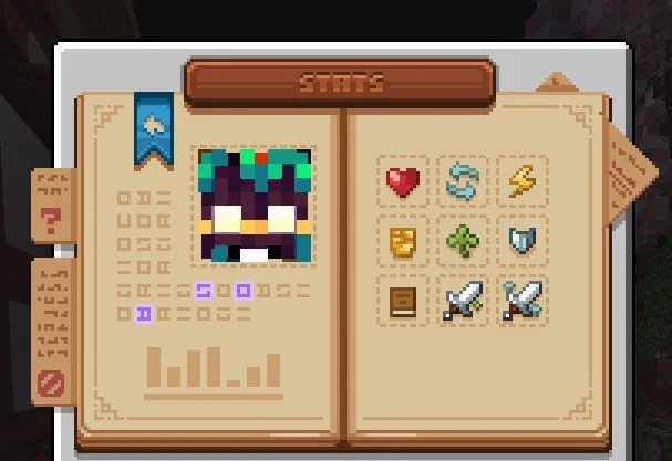 Меню умений.. способностей